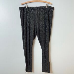 Womens Old Navy Gold Sparkle Leggings Size 2XL